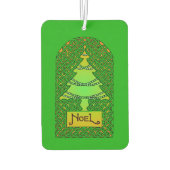 Désodorisant Pour Voiture Arbre de Noël celtique (Dos)