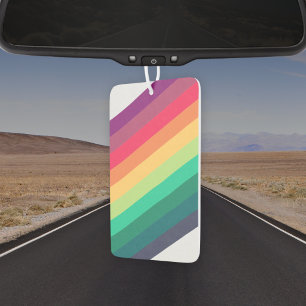 Désodorisant Pour Voiture Arc en arc moderne   Gay pride LGBT en bande color