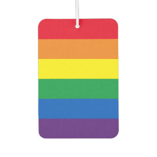 Désodorisant Pour Voiture Arc-en-ciel couleurs Lgbt Lgbtq gay flag voiture
