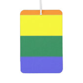 Désodorisant Pour Voiture Arc-en-ciel gay pride (Devant)