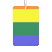 Désodorisant Pour Voiture Arc-en-ciel gay pride (Dos)