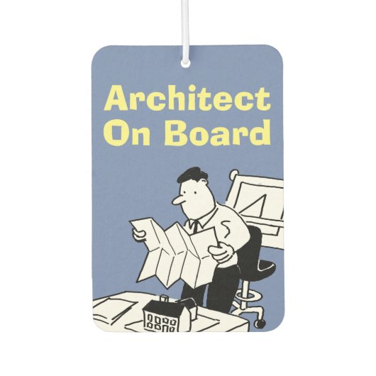 Désodorisant Pour Voiture Architecte à bord (Devant)