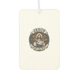 Désodorisant Pour Voiture Archive de carte de bibliothèque Jésus Archive de