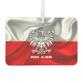 Désodorisant Pour Voiture Armoiries de la Pologne (Dos)