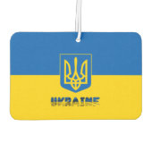 Désodorisant Pour Voiture Armoiries de l'Ukraine (Dos)