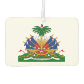 Désodorisant Pour Voiture Armoiries d'Haïti (Dos)
