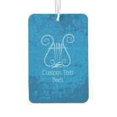 Désodorisant Pour Voiture Arrière - plan Blue Lyre (Dos)