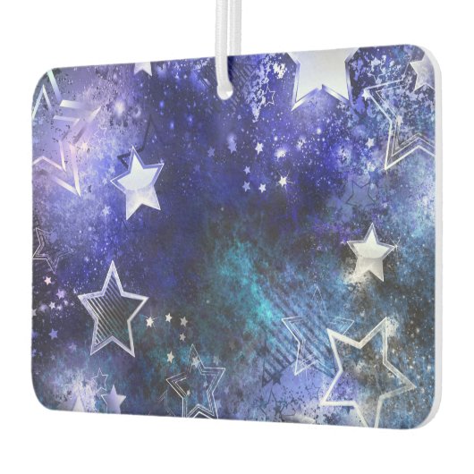Désodorisant Pour Voiture Arrière - plan spatial avec étoiles (Gauche)