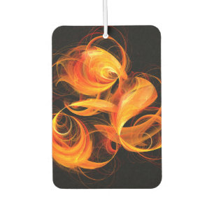 Désodorisant Pour Voiture Art Abstrait Fireball