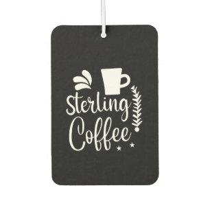Désodorisant Pour Voiture Art Coffee Sterling Café