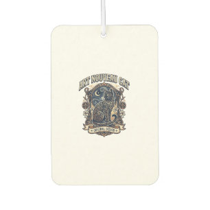 Désodorisant Pour Voiture Art Nouveau Chat Chat Art Nouveau Vintage Vector A