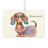 Désodorisant Pour Voiture Artsy Pastel Dachshund  (Dos)