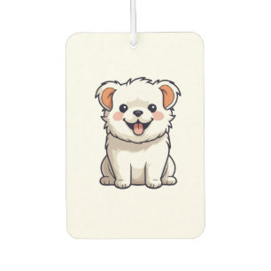 Désodorisant Pour Voiture Autocollant vinyle de chiot Kawaii mignon - Dessin