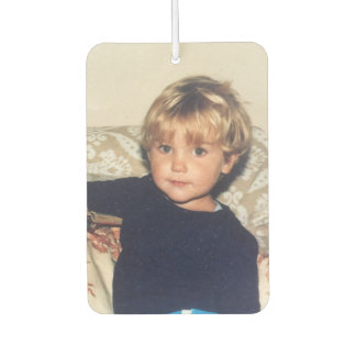 Désodorisant pour voiture avec photo personnalisée
