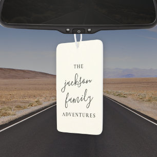 Désodorisant Pour Voiture Aventures familiales Minimaliste moderne origina