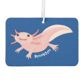 Désodorisant Pour Voiture axolotl rose pâle (Dos)