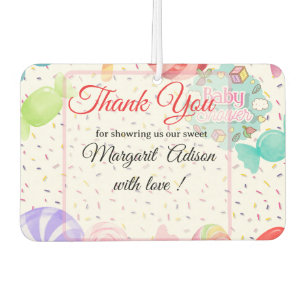 Désodorisant Pour Voiture baby shower doux