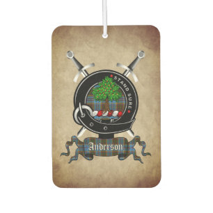 Désodorisant Pour Voiture Badge du clan Anderson