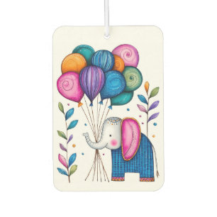 DÉSODORISANT POUR VOITURE BALLETTES D'ÉLÉPHANT FANTAISISTE