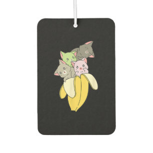 Désodorisant Pour Voiture Banana Funny Chat Cadeau Cute Kitten