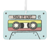 Désodorisant Pour Voiture Bande de cassette dessinée à la main (A&B - Bleu) (Dos)