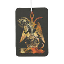 Baphomet rouge et noir