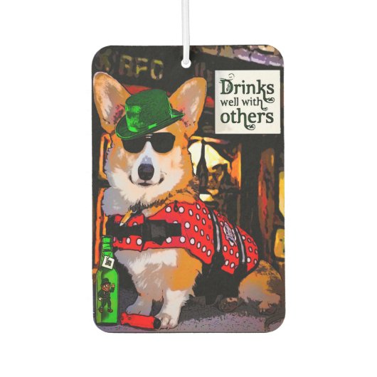 Désodorisant Pour Voiture Bar Welsh Corgi (Devant)