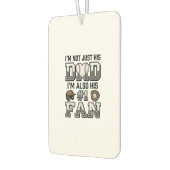 Désodorisant Pour Voiture Baseball Dad Number 1 Fan Vintage Shirt Design_1 (Gauche)