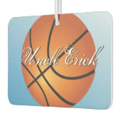 Désodorisant Pour Voiture Basket-ball Image 🏀 Monogramme Budget spécial (Gauche)