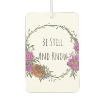 Be Still and Know Air Freshener