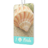 Désodorisant Pour Voiture Beach Seashell Florida Aqua Blue (Gauche)