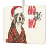 Désodorisant Pour Voiture Beagle Ho Ho Ho Air Freshener (Gauche)