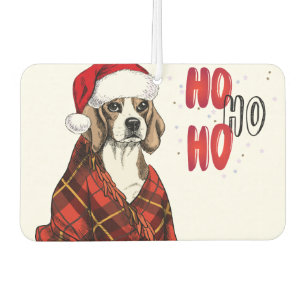 Désodorisant Pour Voiture Beagle Ho Ho Ho Air Freshener