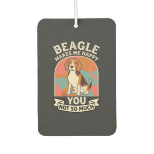 Désodorisant Pour Voiture Beagle Me Rend Heureux Vous Pas Tellement Chien