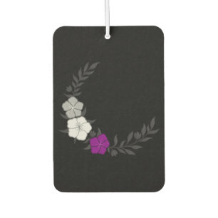 Désodorisant Pour Voiture Beau Croissant de fleurs Asexuelles subtiles