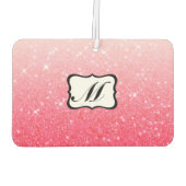 Désodorisant Pour Voiture Beau rose Monogramme (Dos)