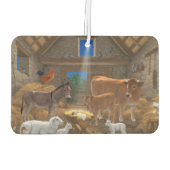 Désodorisant Pour Voiture Bébé Jésus Manger Nativité de Noël (Dos)