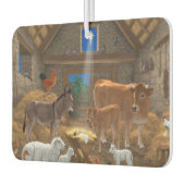 Désodorisant Pour Voiture Bébé Jésus Manger Nativité de Noël (Gauche)