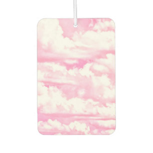 Désodorisant Pour Voiture Bébé Rose Joyeux Nuages Arrière-plan