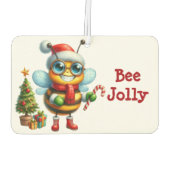 Désodorisant Pour Voiture Bee Jolly Noël rire abeille (Dos)