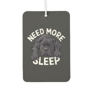 Désodorisant Pour Voiture Besoin de plus de sommeil Paresseux Chien Concepti