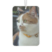 Désodorisant Pour Voiture Best cat maman ajouter photo rose (Dos)