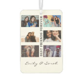 Désodorisant Pour Voiture Best Friend Forever Custom (Dos)