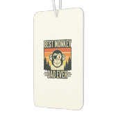 Désodorisant Pour Voiture Best Monkey Dad Ever Vintage Monkey Father Shirt_1 (Gauche)