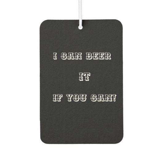 Désodorisant Pour Voiture Bière (Devant)