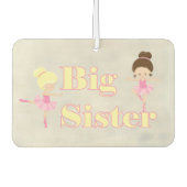 Désodorisant Pour Voiture Big Soeur Danser Ballerina (Devant)