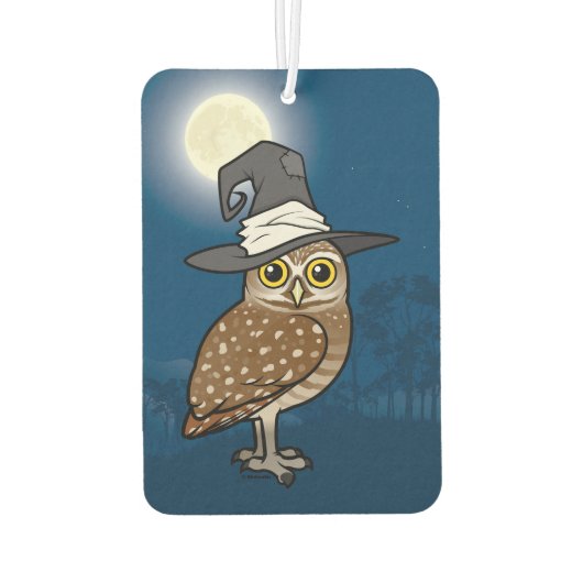 Désodorisant Pour Voiture Birdorable creusant la sorcière de hibou (Dos)