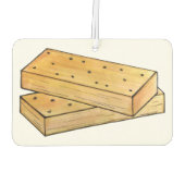 Désodorisant Pour Voiture Biscuits écossais à pain court Cookies British Foo (Dos)