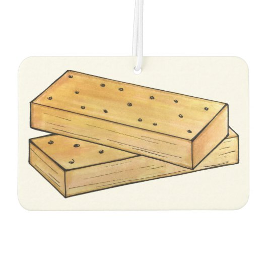 Désodorisant Pour Voiture Biscuits écossais à pain court Cookies British Foo (Dos)