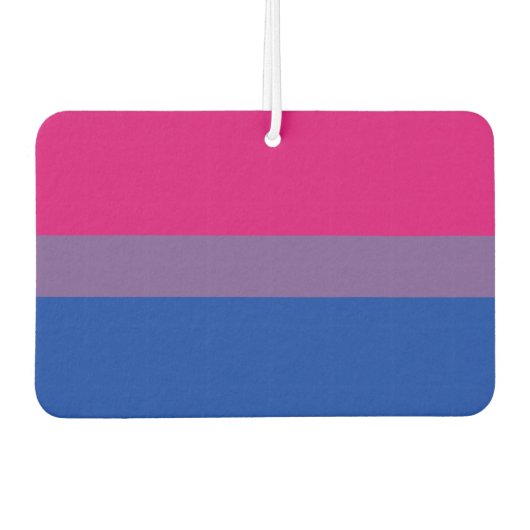 Désodorisant Pour Voiture Bisexual pride (Devant)